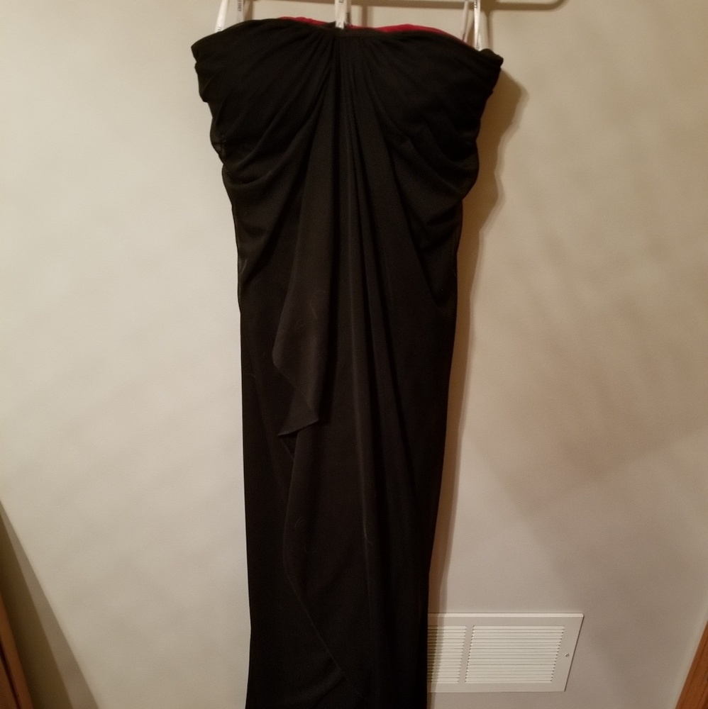 David's Bridal  Size 6 Black Bridesmaid's Dress